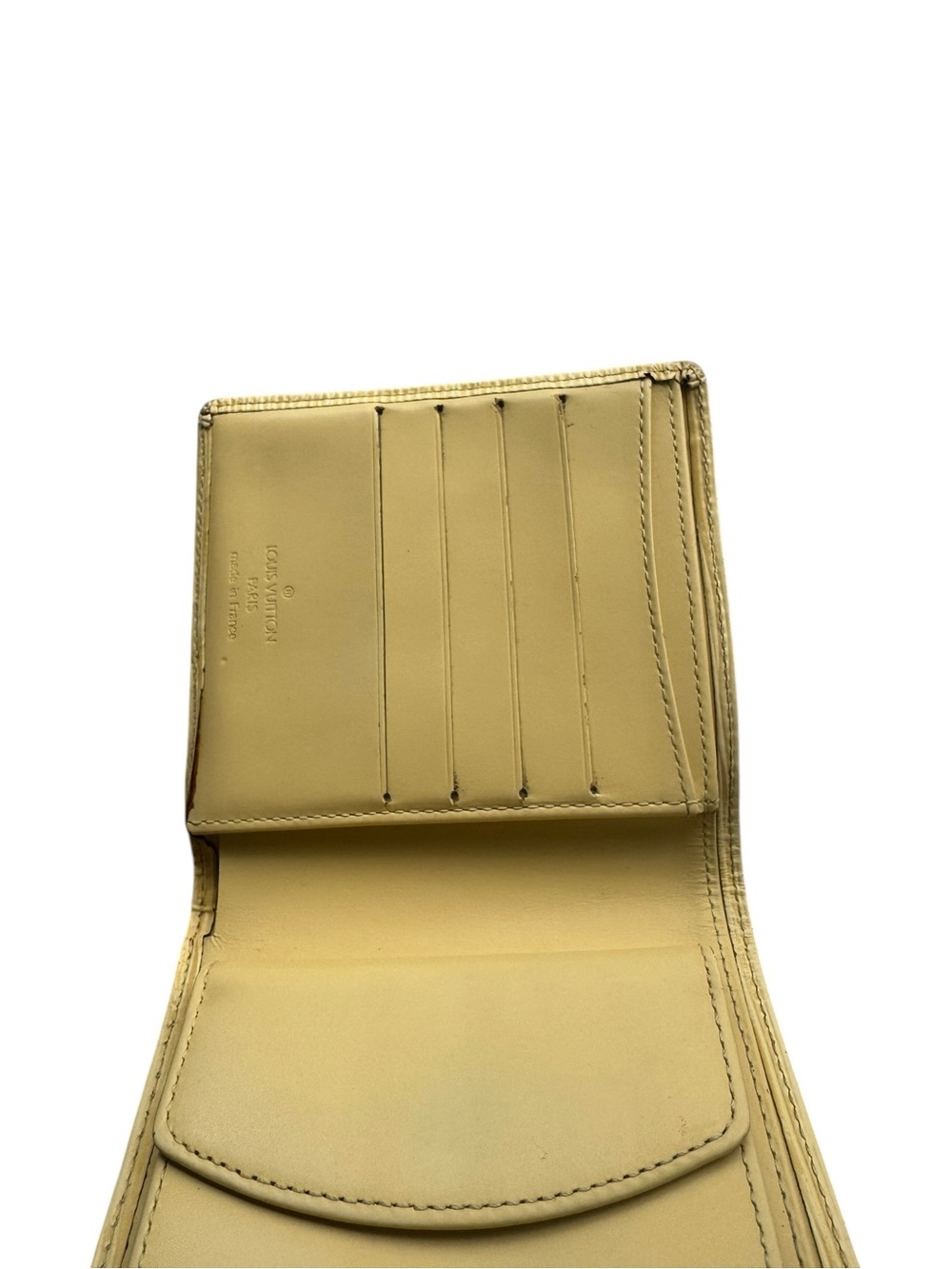 Louis Vuitton Vanilla Epi Compact Wallet Preloved Fair Condition - Picture 5 of 7